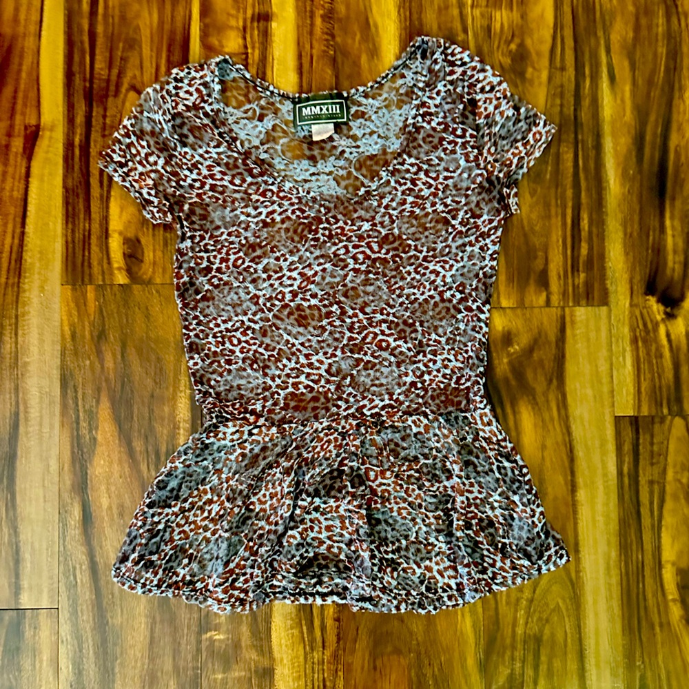 Cute Animal Print Top